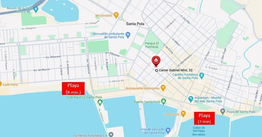 Centrico Apartamento Con Todo A Estrenar En La Playa サンタ・ポラ エクステリア 写真